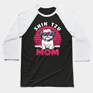 Shih Tzu Mom For Shih Tzu Dog Mother'S Day Baseball T-Shirt